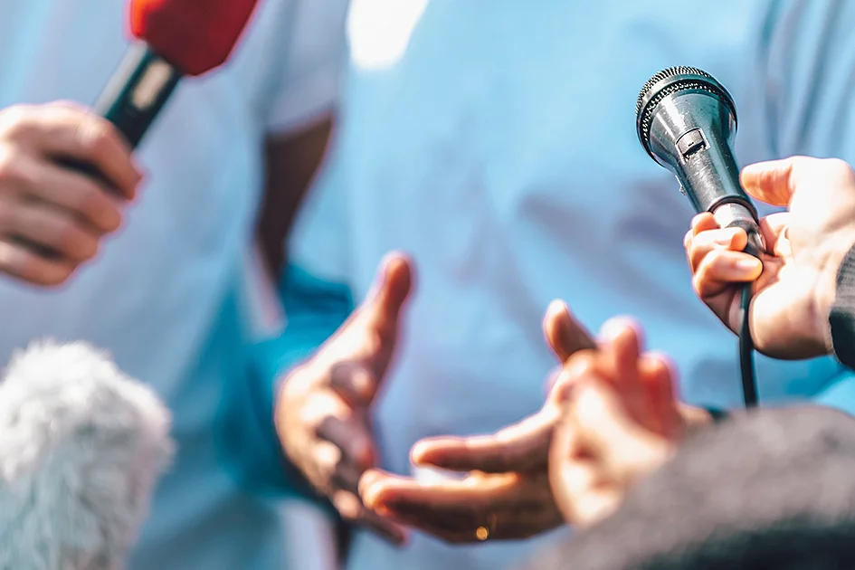 Interview with journalists Interview